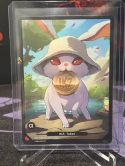 Azuki Trading Card Game ALPHA IKZ Token Full Art Foil Card IKZ-002 - Image 2