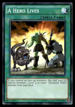 A Hero Lives Structure Deck: HERO Strike SDHS-EN026 MP YuGiOh TCG | Buy 10 Get 1 - Image 1