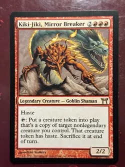 2004 MTG Magic the Gathering ~ Champ of Kamigawa ~ Kiki-Jiki Mirror Breaker NM - Image 1