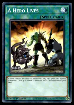 A Hero Lives Legendary Duelists: Season 3 LDS3-EN112 MP YuGiOh TCG | Buy 10 Get - Image 1