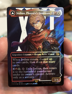 MTG Magic the Gathering SURGE FOIL Joshua, Phoenix's Dominant Borderless NM - Image 1