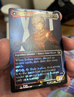 MTG Magic the Gathering SURGE FOIL Joshua, Phoenix's Dominant Borderless NM - Image 2