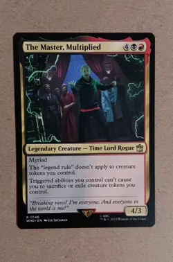 The Master, Multiplied MTG Universes Beyond: Doctor Who, Regular NM - Image 1