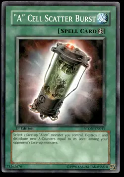 "A" Cell Scatter Burst Strike of Neos STON-EN041 MP YuGiOh TCG | Buy 10 Get 10 F - Image 1