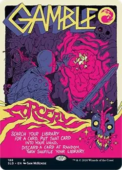 Gamble - Secret Lair Drop Series - 188 - LP/NM - Image 1