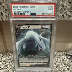 Pokemon Lugia V 138/195 Swsh12 Silver Tempest Holo Ultra Rare PSA 9 - Image 1