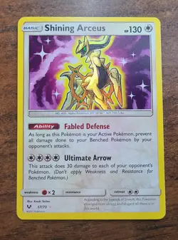 Pokemon Shining Arceus Shining Legends Card 57/73 Holo Rare - Image 1