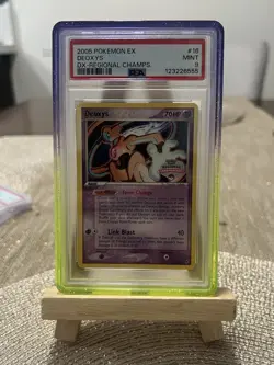 2005 POKEMON EX DEOXYS #16 DEOXYS DX-REGIONAL CHAMPS PSA 9 POP 29 NEW CERT - Image 3