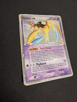 Pokemon Deoxys ex 98/107 Attack Forme Deoxys Holo Rare 2005 DMG - Image 2