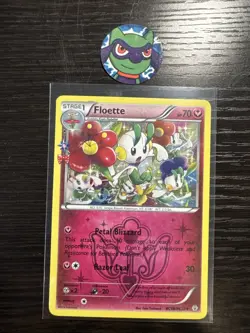 Pokemon TCG Floette RC18/RC32 XY Generations Radiant Collection Holo 2016 LP - Image 1