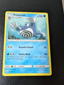 Poliwrath 39/214 Rare Unbroken Bonds Pokemon Near Mint - Image 1