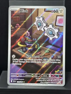 Pokemon Klink 139/086 Illustration Rare Full Art Black Bolt Holofoil Near Mint - Image 2