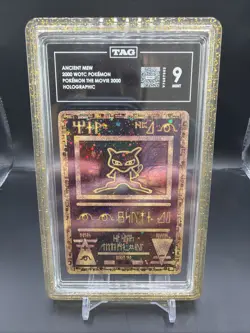 Ancient Mew - 2000 WOTC Pokemon the Movie Promo - TAG MINT 9 - Image 1