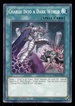 Yugioh Charge Into a Dark World #PHRA-EN063 Phantom Rage LP - Image 1