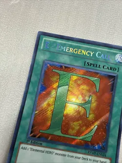 Yugioh 1x E-Emergency Call RYMP-EN024 Secret Rare 1st NM - Image 5