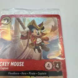 Disney Lorcana Mickey Mouse Pirate Captain 18/P2 Promo New Sealed - Image 5