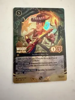 Lorcana Foil Woody Jungle Guide Set Champs Top-8 Promo Wilds Unknown 54/P3 - Image 1