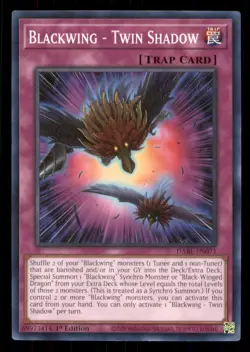 Yugioh Blackwing - Twin Shadow #DABL-EN071 Darkwing Blast LP - Image 1