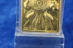 Pokemon Poliwhirl 23K Gold Plated Trading Card 1999 Burger King Limited Edition - Image 2