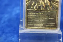 Pokemon Poliwhirl 23K Gold Plated Trading Card 1999 Burger King Limited Edition - Image 5