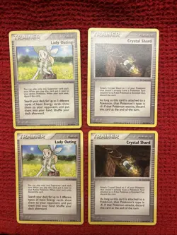 Crystal Shard 85/107 Lady Outing 87/107 - ex Deoxys Pokemon Card - NM-DMG - Image 1