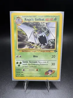 MINT 🔥 POKEMON CARD LOT - KOGA’s PIDGEY PIDGEOTTO GOLBAT WEEDLE GYM CHALLENGE - Image 4