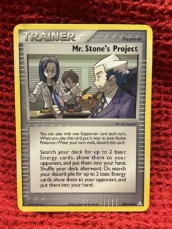 MR. STONE’S PROJECT - 88/110 - EX Holon Phantoms - Uncommon - Pokemon Card - MP - Image 1