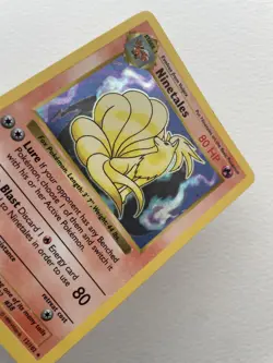 Pokemon Cards: Base Set Shadowless Rare Holo: Ninetales 12/102 - Image 2