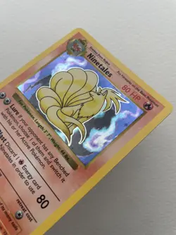 Pokemon Cards: Base Set Shadowless Rare Holo: Ninetales 12/102 - Image 4