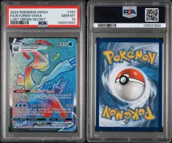Pokemon Kyurem VMAX Secret Rare Card PSA 10 197/196 Lost Origin - Image 3