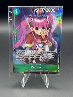 One Piece Perona Alt Art Card OP09-034 R Emperors in the New World Sealed - Image 1