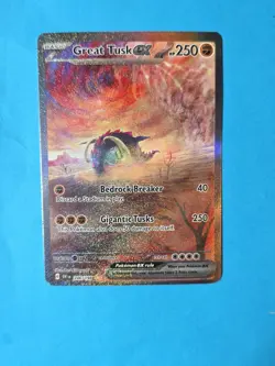 Great Tusk ex #246/198 & 230/198 - 2023 Scarlet and Violet Base Set Pokemon Card - Image 3