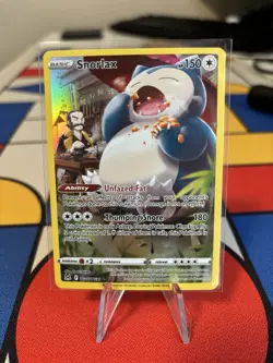 Snorlax TG10/TG30 SWSH Lost Origin Trainer Gallery Holo NM Pokemon TCG Card - Image 1