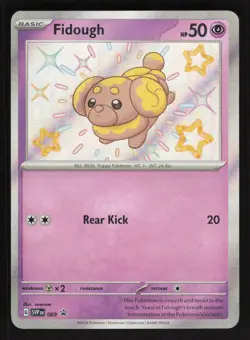 Pokemon SV: Scarlet & Violet Promo Cards #69 Fidough Holo Foil Card TCCCX A - Image 1
