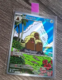 Dugtrio Alolan - Illustration Rare 208/191 SV08: Pokemon Card Full Art - Image 1