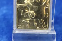 Pikachu 1999 Pokemon 23K Gold-Plated Burger King Nintendo Promo Trading Card - Image 5