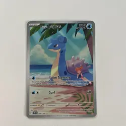 Pokemon TCG Misty's Lapras Full Art Secret Rare Card 194/182 Destined Rivals - Image 1