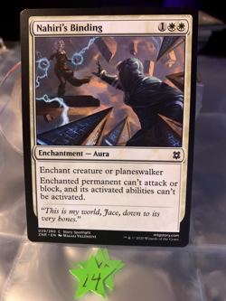 NM Nahiri's Binding, MTG, Zendikar Rising, Magic the Gathering, #29 - Image 1