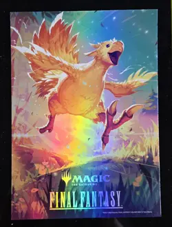 Final Fantasy Magic The Gathering Chocobo 7x5 Promo Poster/Print - Image 1
