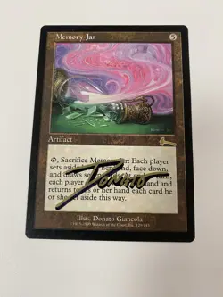 Memory Jar Urza's Legacy Regular Shadow Signed By The Artist - Image 1
