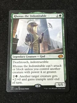 MTG Rhonas the Indomitable J22 719 Jumpstart 2022 Mythic Magic Regular NM - Image 1