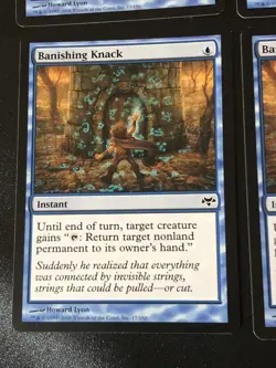 Banishing Knack X4 Eventide Ex+ Condition See Pics Front Back - Image 3