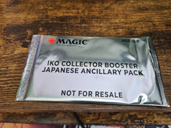 MTG IKO COLLECTOR BOOSTER JAPANESE ANCILLARY PACK ***NEW/SEALED PACK*** - Image 1