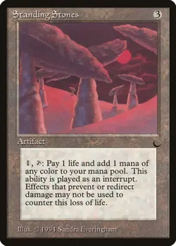 MTG - Standing Stones - The Dark - Magic the Gathering - Image 1