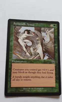Spidersilk Armor ~ Mercadian Masques [ Excellent ] [ Magic MTG ] - Image 1