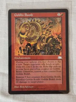 Played Goblin Bomb Weatherlight Mtg Magic the Gathering - Image 1