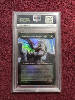 MTG Sephiroth, Fabled Soldier 0451 Extended Art Foil Final Fantasy PSA 10 PoP 5 - Image 2