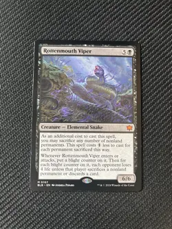 Rottenmouth Viper #107 (Standard) Magic: The Gathering - Bloomburrow - Image 1