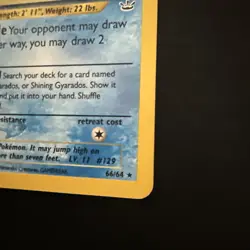 Shining Magikarp Holo 66/64 Pokemon Celebrations Classic Collection Card - Image 5