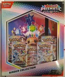 Pokemon Prismatic Evolutions Binder Collection NEW SEALED - Image 1